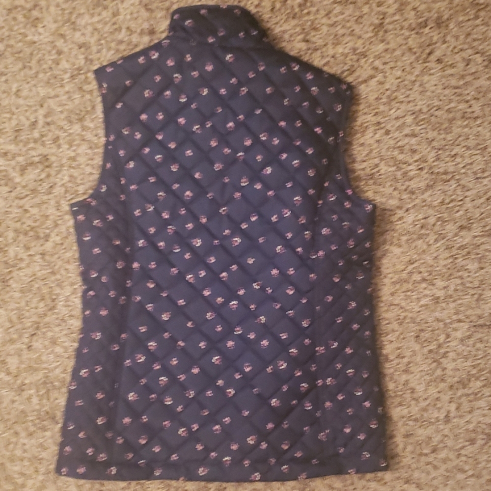 Basic Editions Floral Vest - Picture 5 of 5